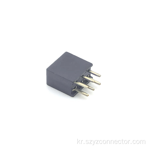 2.54mm 피치 여성 헤더 커넥터 듀얼 행선 직선 H8.5mm 2*3p